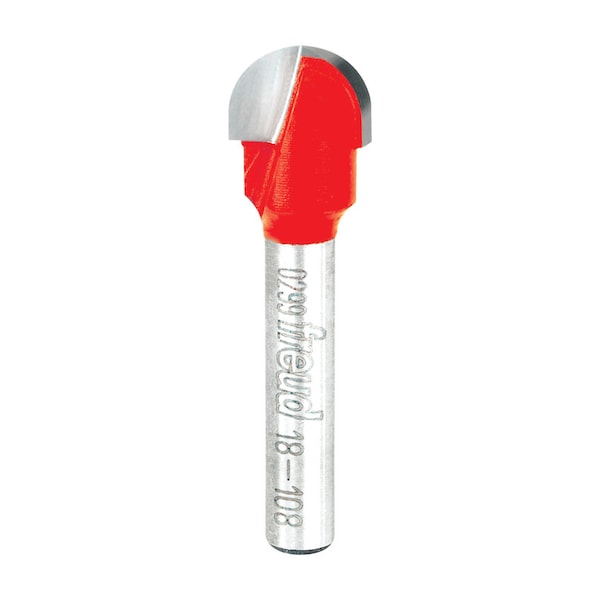 Diablo Diablo 1/2 in. D X 1/4 in. X 1-13/16 in. L Carbide Round Nose Router Bit DR18108 - main